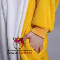 Pyjama Poussin Jaune Animaux Pour Adulte Déguisement -Favolicorne Déguisement Promos Magasin af19041 4