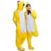 Pyjama Poussin Jaune Animaux Combinaison Déguisement