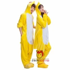 Pyjama Poussin Jaune Animaux Combinaison Déguisement -Favolicorne Déguisement Promos Magasin af19042 3