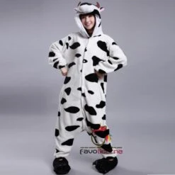 Pyjama Combinaison Vache Adulte Cosplay Déguisement -Favolicorne Déguisement Promos Magasin af19044 3