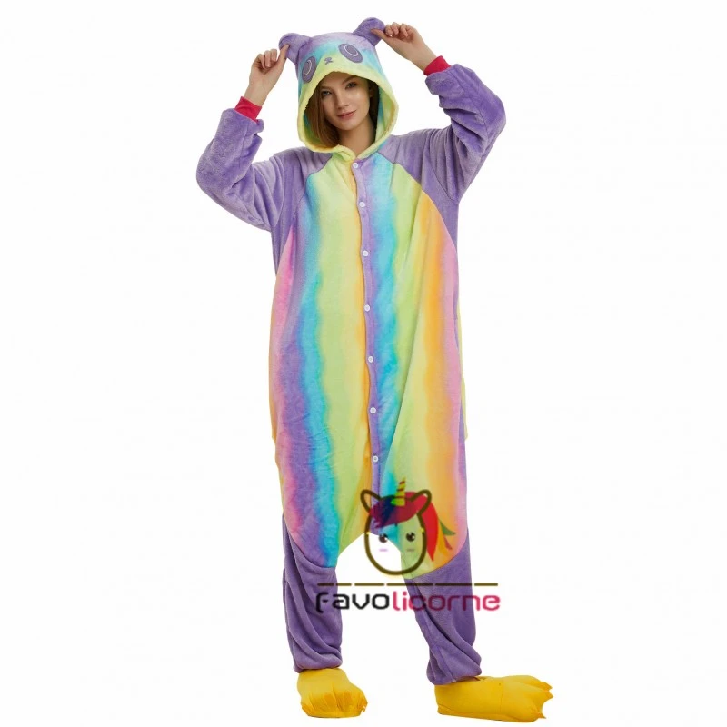 Pyjama Panda Adulte Animaux Combinaison Déguisement 3 Pyjama Panda Adulte Animaux Combinaison Déguisement – Image 3