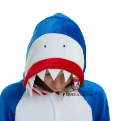 Pyjama Requin Bleue Femme Homme Combinaison Déguisement -Favolicorne Déguisement Promos Magasin af19052 5