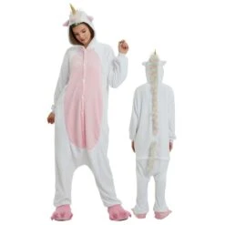 Pyjama Licorne Gold Pour Adulte Combinaison Déguisement