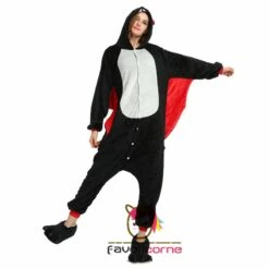 Pyjama Chauve-Souris Combinaison Femme Homme Déguisement -Favolicorne Déguisement Promos Magasin af19057 2