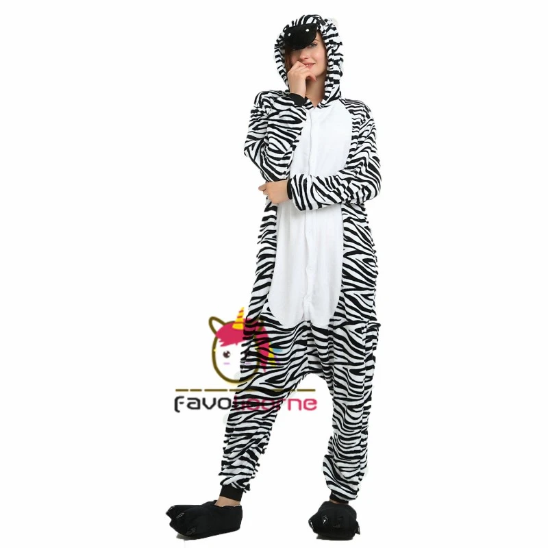 Pyjama Zèbre Combinaison Déguisement 5 Pyjama Zèbre Combinaison Déguisement – Image 5