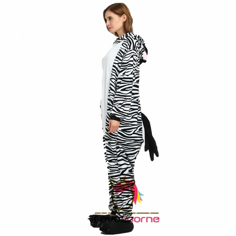 Pyjama Zèbre Combinaison Déguisement 2 Pyjama Zèbre Combinaison Déguisement – Image 2