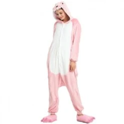 Pyjama Dinosaure Rose Combinaison Femme Homme Déguisement -Favolicorne Déguisement Promos Magasin af19062 4