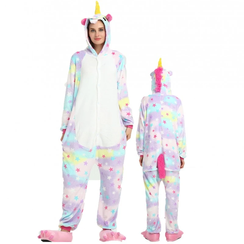 Pyjama Star Licorne Combinaison Femme Homme Déguisement 1 Pyjama Star Licorne Combinaison Femme Homme Déguisement