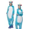 Pyjama Licorne Bleue Combinaison Déguisement