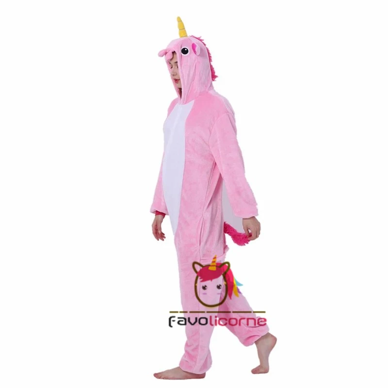 Pyjama Licorne Rose Combinaison Déguisement 3 Pyjama Licorne Rose Combinaison Déguisement – Image 3