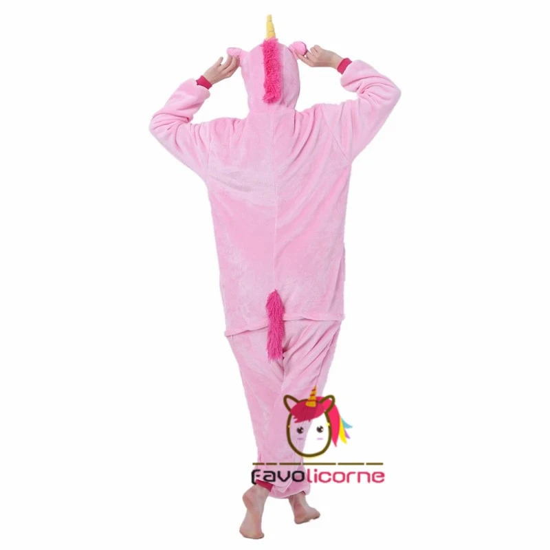Pyjama Licorne Rose Combinaison Déguisement 4 Pyjama Licorne Rose Combinaison Déguisement – Image 4