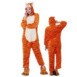 Pyjama Tigrou Combinaison Femme Homme Déguisement