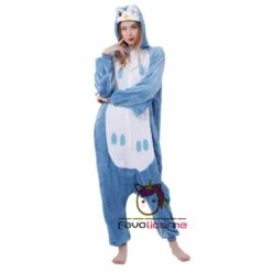 Pyjama Hibou Animaux Combinaison Femme Homme Déguisement -Favolicorne Déguisement Promos Magasin af19087 2