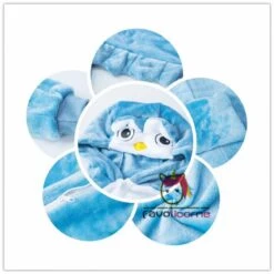 Pyjama Hibou Bleue Combinaison Pyjama Déguisement -Favolicorne Déguisement Promos Magasin af19088 5