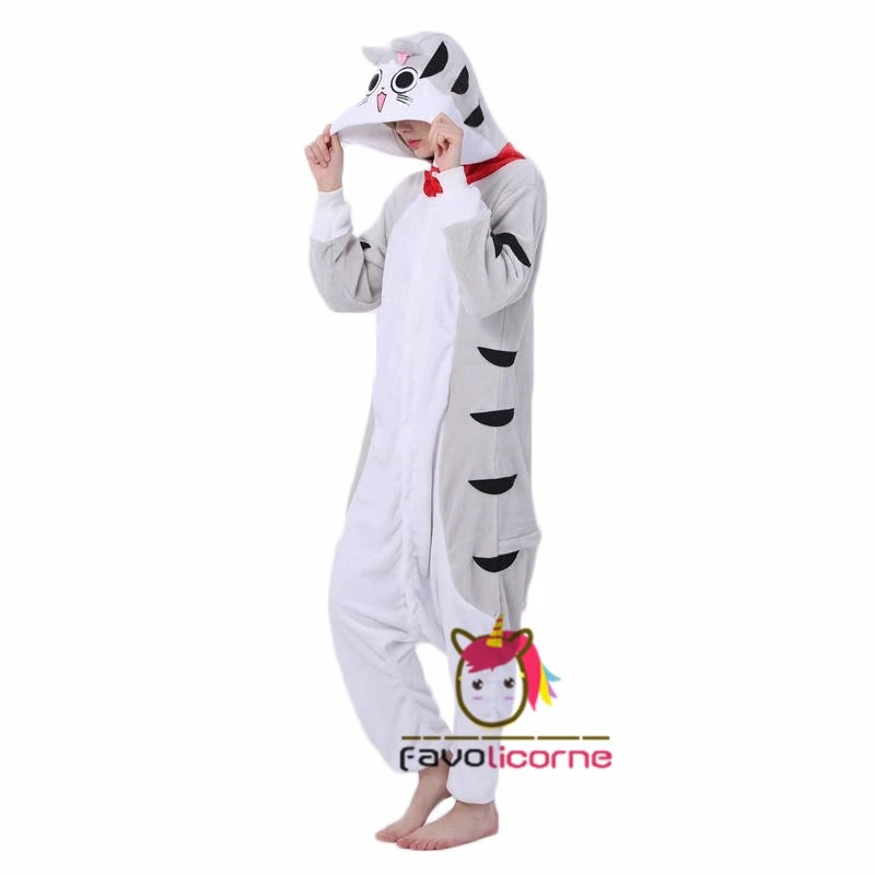 Pyjama Chat Tigré Combinaison Déguisement 4 Pyjama Chat Tigré Combinaison Déguisement – Image 4