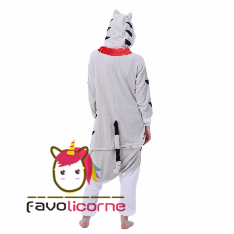 Pyjama Chat Tigré Combinaison Déguisement 5 Pyjama Chat Tigré Combinaison Déguisement – Image 5