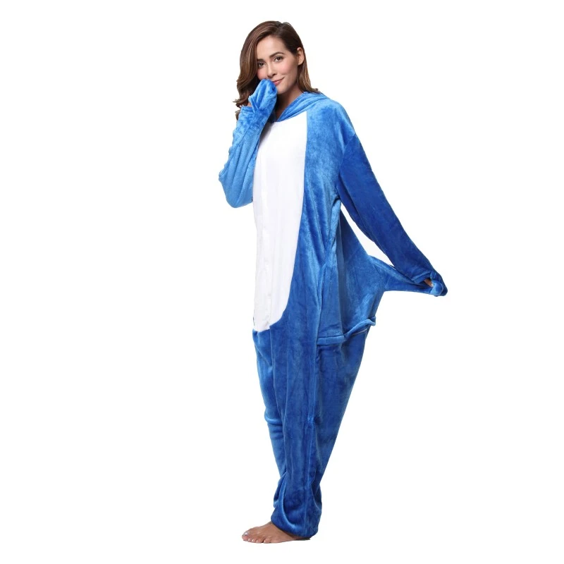 Pyjama Requin Combinaison Femme Homm Déguisement 2 Pyjama Requin Combinaison Femme Homm Déguisement – Image 2