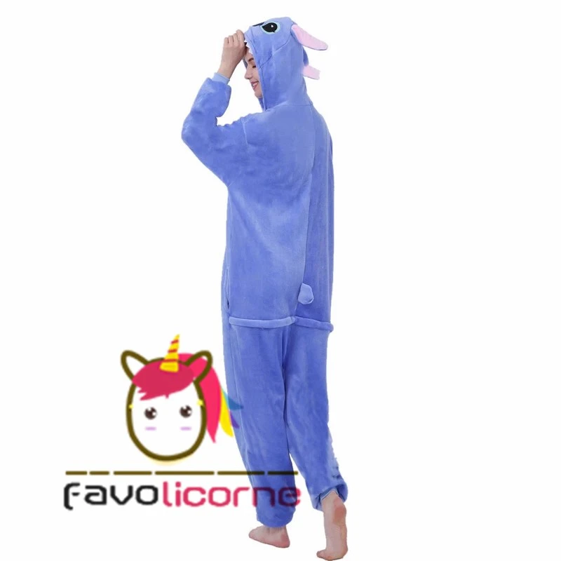 Pyjama Stitch Combinaison Pour Femme Homme Déguisement 5 Pyjama Stitch Combinaison Pour Femme Homme Déguisement – Image 5