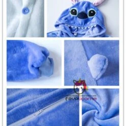 Pyjama Stitch Combinaison Pour Femme Homme Déguisement 11 Pyjama Stitch Combinaison Pour Femme Homme Déguisement -Favolicorne Déguisement Promos Magasin af19095 5