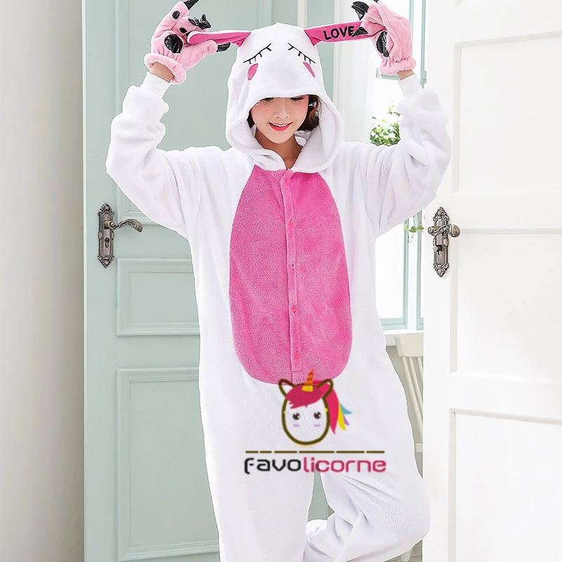 Pyjama Lapin Bunny Combinaison Déguisement 3 Pyjama Lapin Bunny Combinaison Déguisement – Image 3