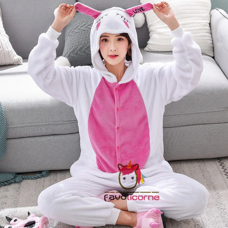 Pyjama Lapin Bunny Combinaison Déguisement 4 Pyjama Lapin Bunny Combinaison Déguisement – Image 4