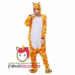 Pyjama Girafe Combinaison Femme Homme Déguisement -Favolicorne Déguisement Promos Magasin af19098 4