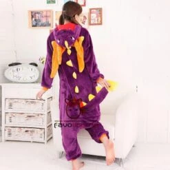 Pyjama Dragon Violet Combinaison Femme Homme Déguisement -Favolicorne Déguisement Promos Magasin af19099 1