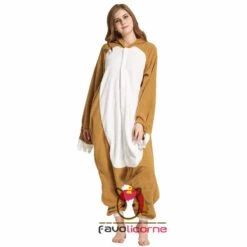 Combinaison Pyjama Paresseux Adultes -Favolicorne Déguisement Promos Magasin ay06004 7