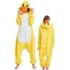 Combinaison Pyjama Jaune Duck Femme Homme