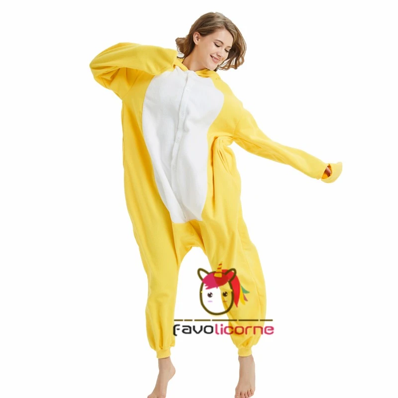 Combinaison Pyjama Jaune Duck Femme Homme 3 Combinaison Pyjama Jaune Duck Femme Homme – Image 3