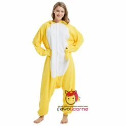 Combinaison Pyjama Jaune Duck Femme Homme 8 Combinaison Pyjama Jaune Duck Femme Homme -Favolicorne Déguisement Promos Magasin ay19001 3