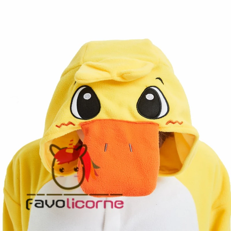 Combinaison Pyjama Jaune Duck Femme Homme 5 Combinaison Pyjama Jaune Duck Femme Homme – Image 5