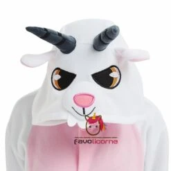 Combinaison Pyjama Goat Femme Homme -Favolicorne Déguisement Promos Magasin ay19009 2