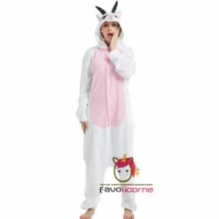 Combinaison Pyjama Goat Femme Homme -Favolicorne Déguisement Promos Magasin ay19009 3