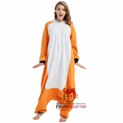 Combinaison Pyjama Mr. Renard Femme Homme -Favolicorne Déguisement Promos Magasin ay19010 3