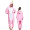 Combinaison Pyjama Licorne Rose Femme Homme