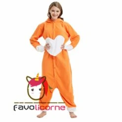 Combinaison Pyjama Corgi Chien Femme Homme -Favolicorne Déguisement Promos Magasin ay19017 4