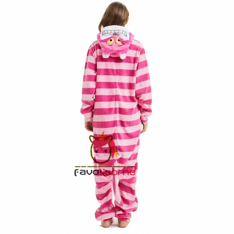 Combinaison Pyjama Chat Du Cheshire Femme Homme 2 Combinaison Pyjama Chat Du Cheshire Femme Homme – Image 2