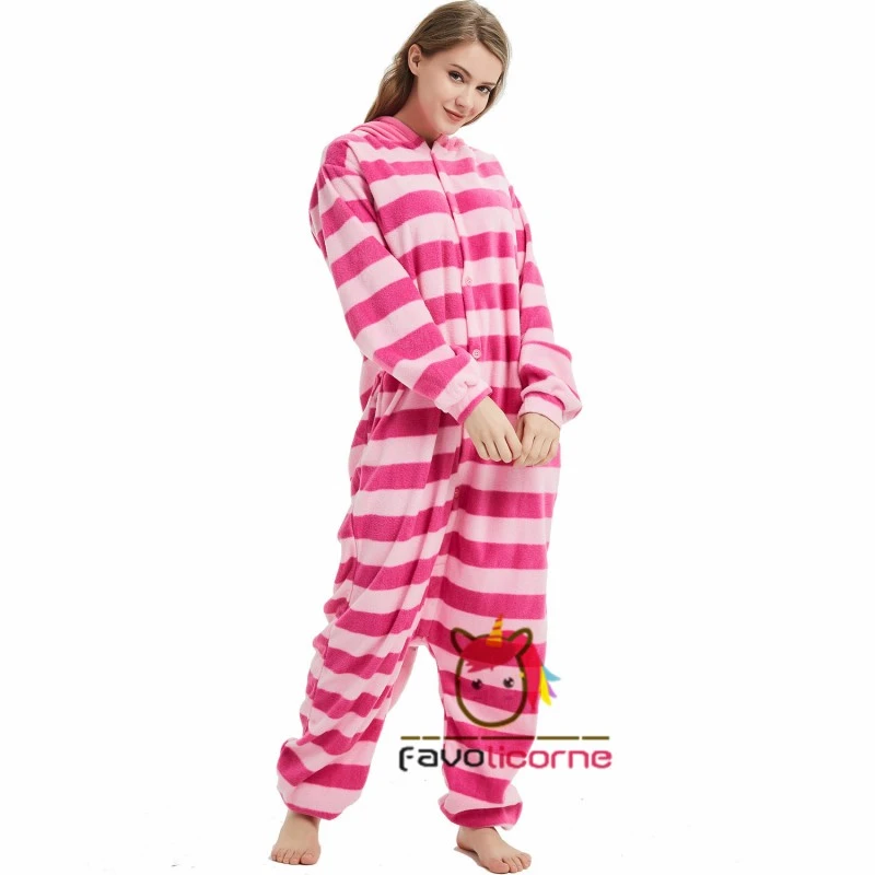 Combinaison Pyjama Chat Du Cheshire Femme Homme 4 Combinaison Pyjama Chat Du Cheshire Femme Homme – Image 4