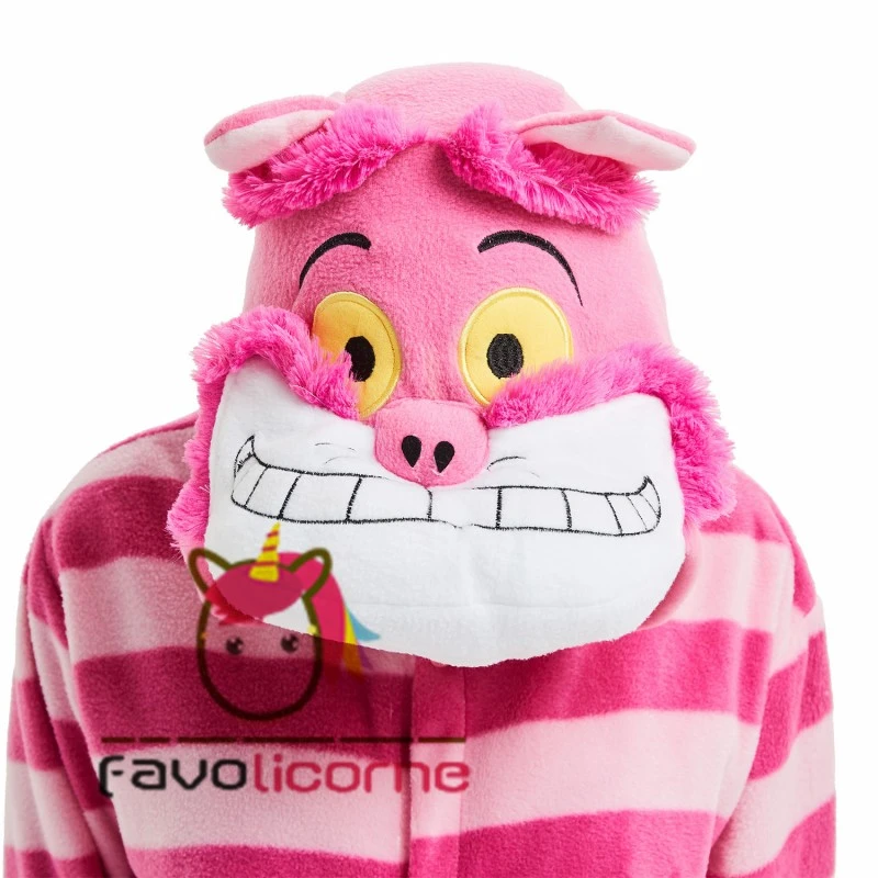 Combinaison Pyjama Chat Du Cheshire Femme Homme 5 Combinaison Pyjama Chat Du Cheshire Femme Homme – Image 5