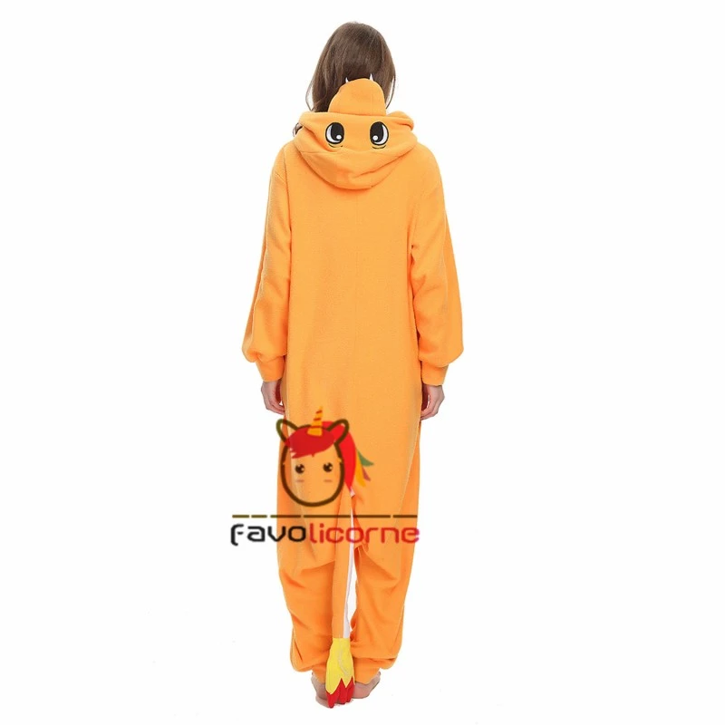Combinaison Pyjama Charmander Femme Homme 2 Combinaison Pyjama Charmander Femme Homme – Image 2