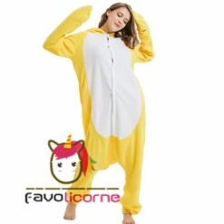 Combinaison Pyjama Poussin Jaune -Favolicorne Déguisement Promos Magasin ay19033 4