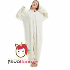 Combinaison Pyjama Coq Blanc -Favolicorne Déguisement Promos Magasin ay19034 4