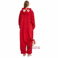 Combinaison Pyjama Sesame Street Rouge Monster -Favolicorne Déguisement Promos Magasin ay19039 2