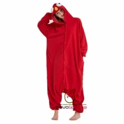 Combinaison Pyjama Sesame Street Rouge Monster -Favolicorne Déguisement Promos Magasin ay19039 3