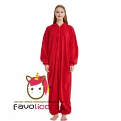 Combinaison Pyjama Sesame Street Rouge Monster -Favolicorne Déguisement Promos Magasin ay19039 4