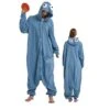 Combinaison Pyjama Sesame Street Bleue Monster