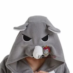 Combinaison Pyjama Noir Rhinoceros -Favolicorne Déguisement Promos Magasin ay19044 5