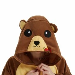Combinaison Pyjama Marron Bear -Favolicorne Déguisement Promos Magasin ay19045 5