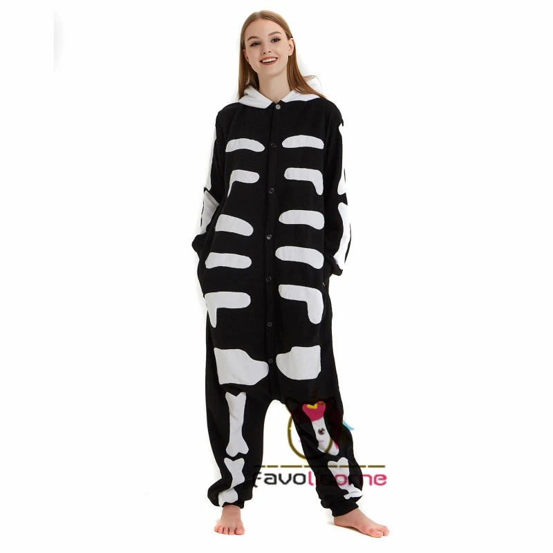 Combinaison Pyjama Squelette 4 Combinaison Pyjama Squelette – Image 4